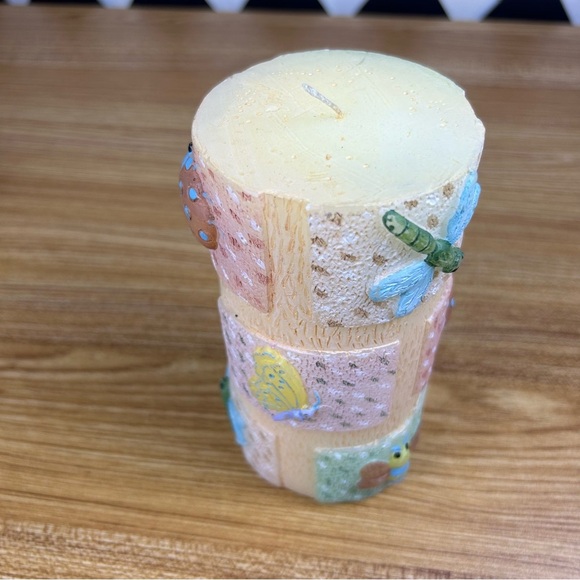 Garden Insect 3D Candle Hand-Painted Cottagecore Decor - Picture 6 of 7